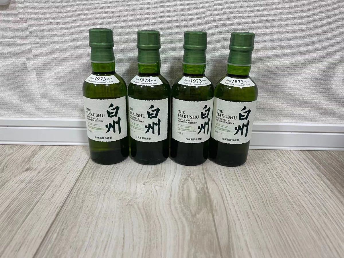 サントリー 白州 シングルモルト 180ml : 180ml（4本 4本セット NV