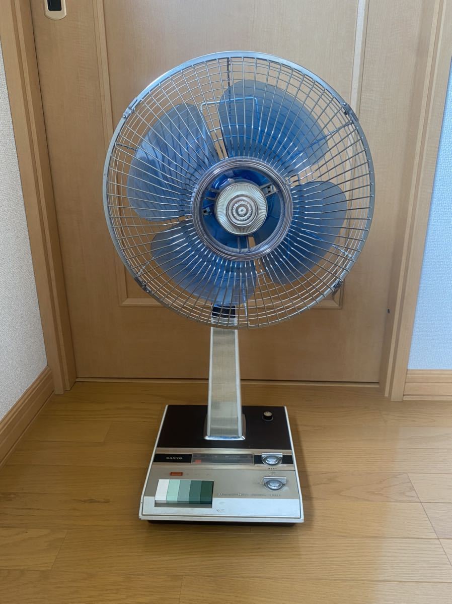 扇風機 昭和レトロ ◇SANYO EF-6DZ／サンヨー 当時物 綺麗ですが不動