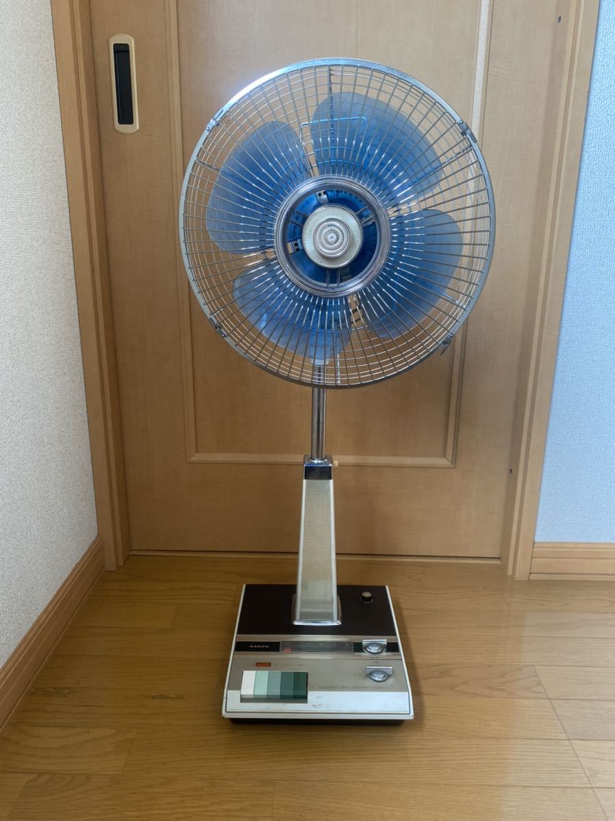扇風機 昭和レトロ ◇SANYO EF-6DZ／サンヨー 当時物 綺麗ですが不動