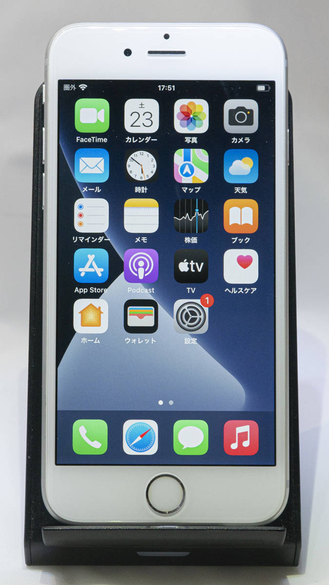 美品 docomo iPhone6S 32GB シルバー 中古 (箱・付属品付き) 32GB シルバー iPhone6s 純正バッテリー 容量 DoCoMo