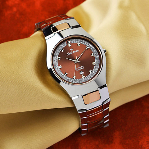 Charles Perrin 超硬タングステン セラミックウォッチ 1円×2本 超硬