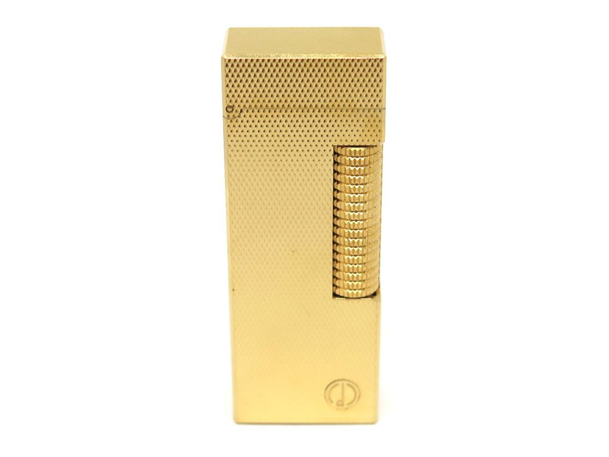1円〓03楽市〓 Dunhill ダンヒル ライター ゴールド【中古】 dunhill 