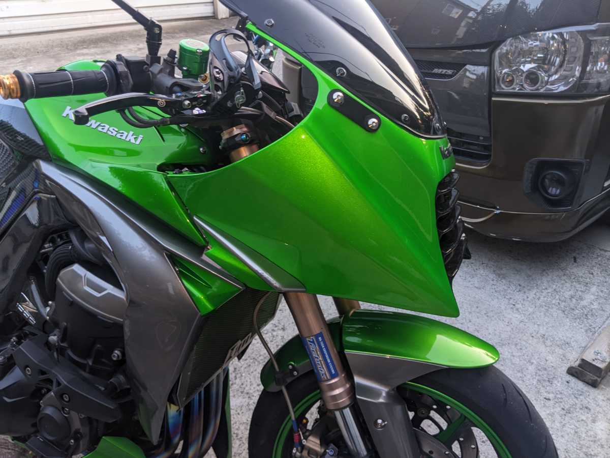 z1000 900ニンジャアッパーカウルワンオフ(フロント)｜売買された