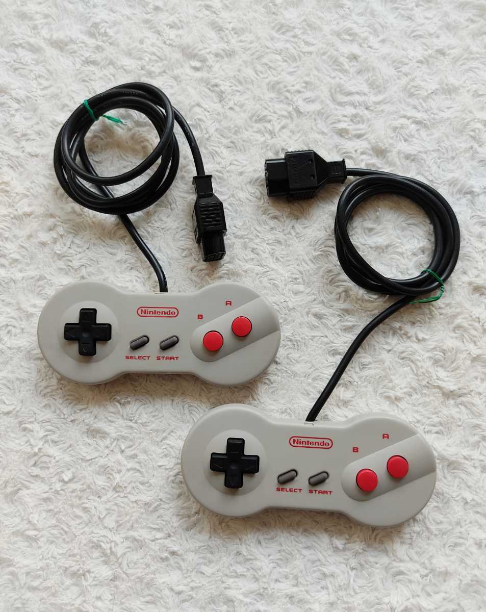 FC ニューファミコン HVC-102 Nintendo コントローラー ファミコン 任天堂 コントローラ（ニューファミコン） &frasl; 動作品！Nintendo 純正 NEW AV仕様 NES Famicom NEWファミコンコントローラー&frasl;AVファミコンコントローラー&frasl;ニュー