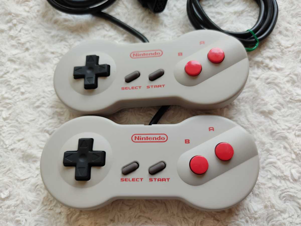 FC ニューファミコン HVC-102 Nintendo コントローラー ファミコン 任天堂 コントローラ（ニューファミコン） &frasl; 動作品！Nintendo 純正 NEW AV仕様 NES Famicom NEWファミコンコントローラー&frasl;AVファミコンコントローラー&frasl;ニュー