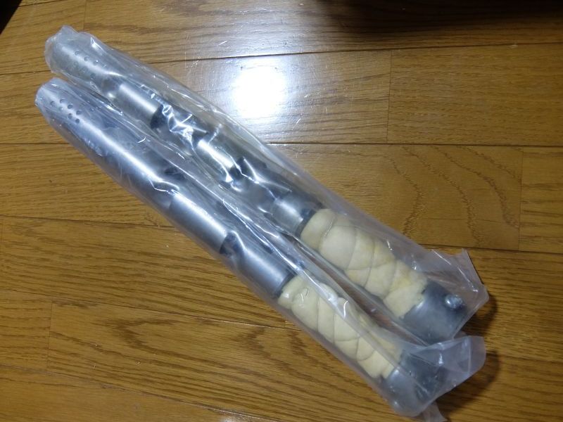 即決送料込 RZ250 純正マフラー用 インナー サイレンサー 2本セット 新品 RZ350 RD250 RD400 4L3 4UOバッフル チャンバー 葉巻チャンバー