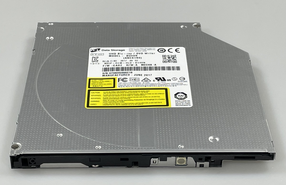 4K UHD 日立LG製BU40N 9.5mm厚 ウルトラスリム 5台まとめ LGエレクトロニクス ベゼルなし 日立LGデータストレージ製 9.5mm BU40N