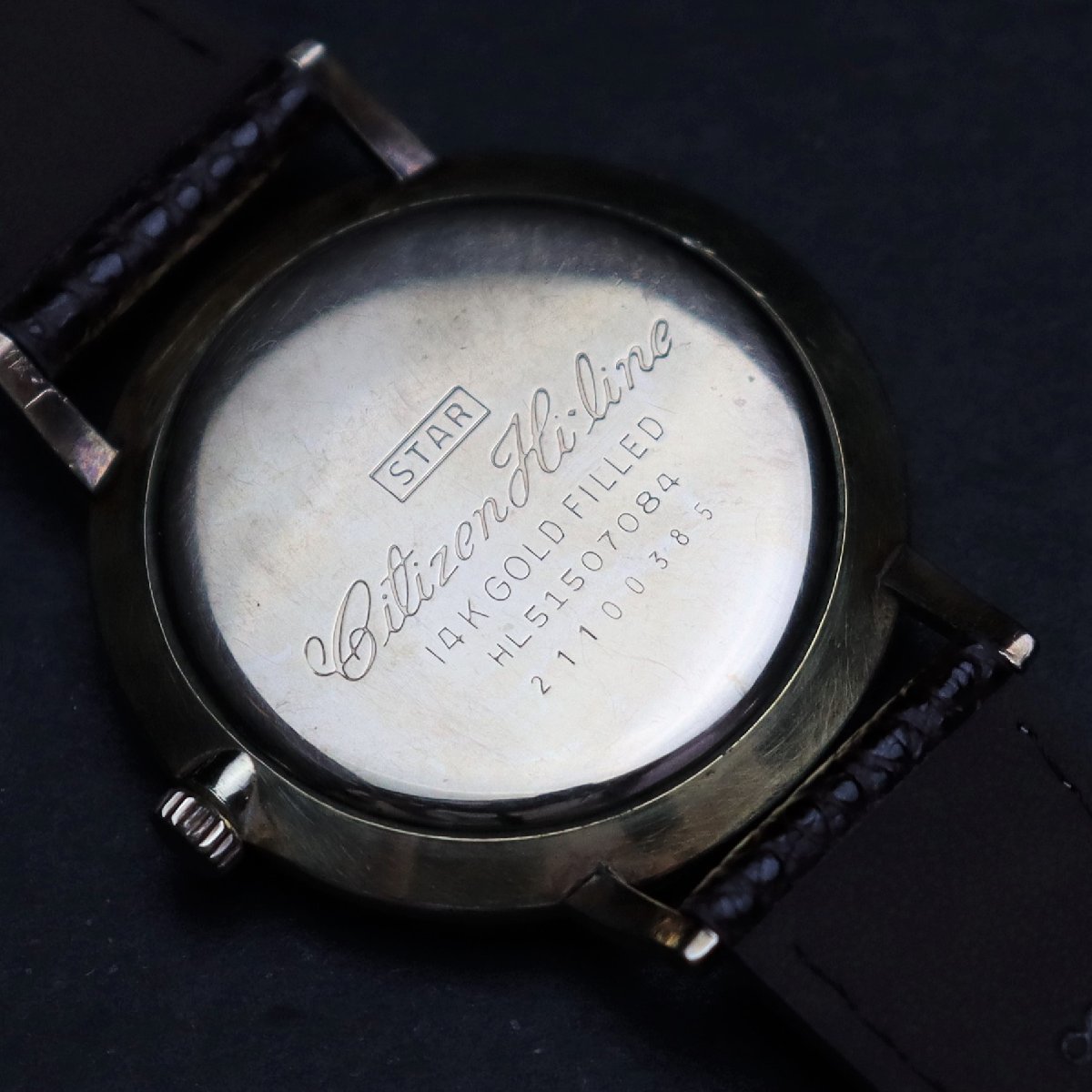 CITIZEN Hi-Line シチズン ハイライン HL51507084 手巻き 25石 14K GF 