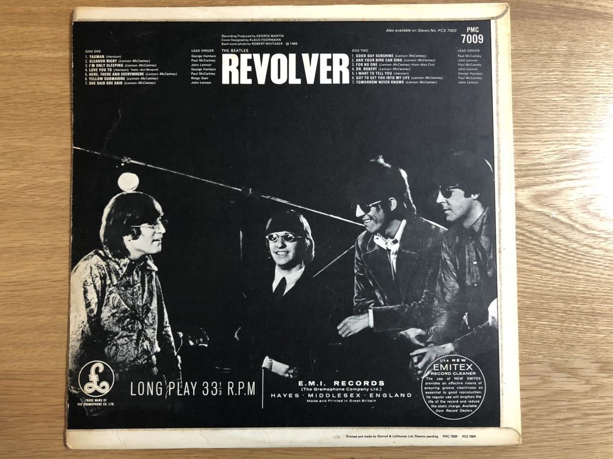 高音質デンマーク盤Mono】The Beatles☆Revolver☆UKマザー☆マト2/3 