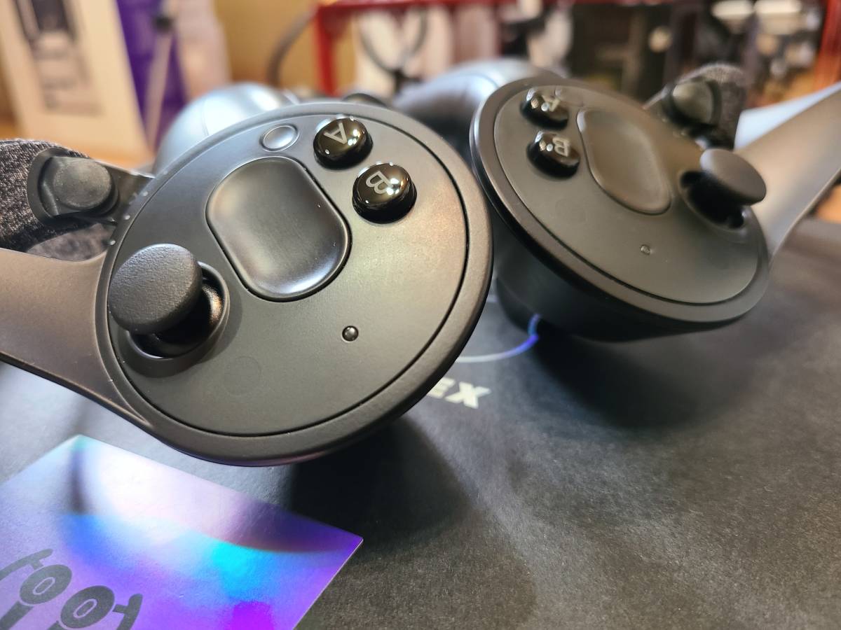 Valve Index コントローラ 左右セット(左ジョイスティックに訳アリ) 元