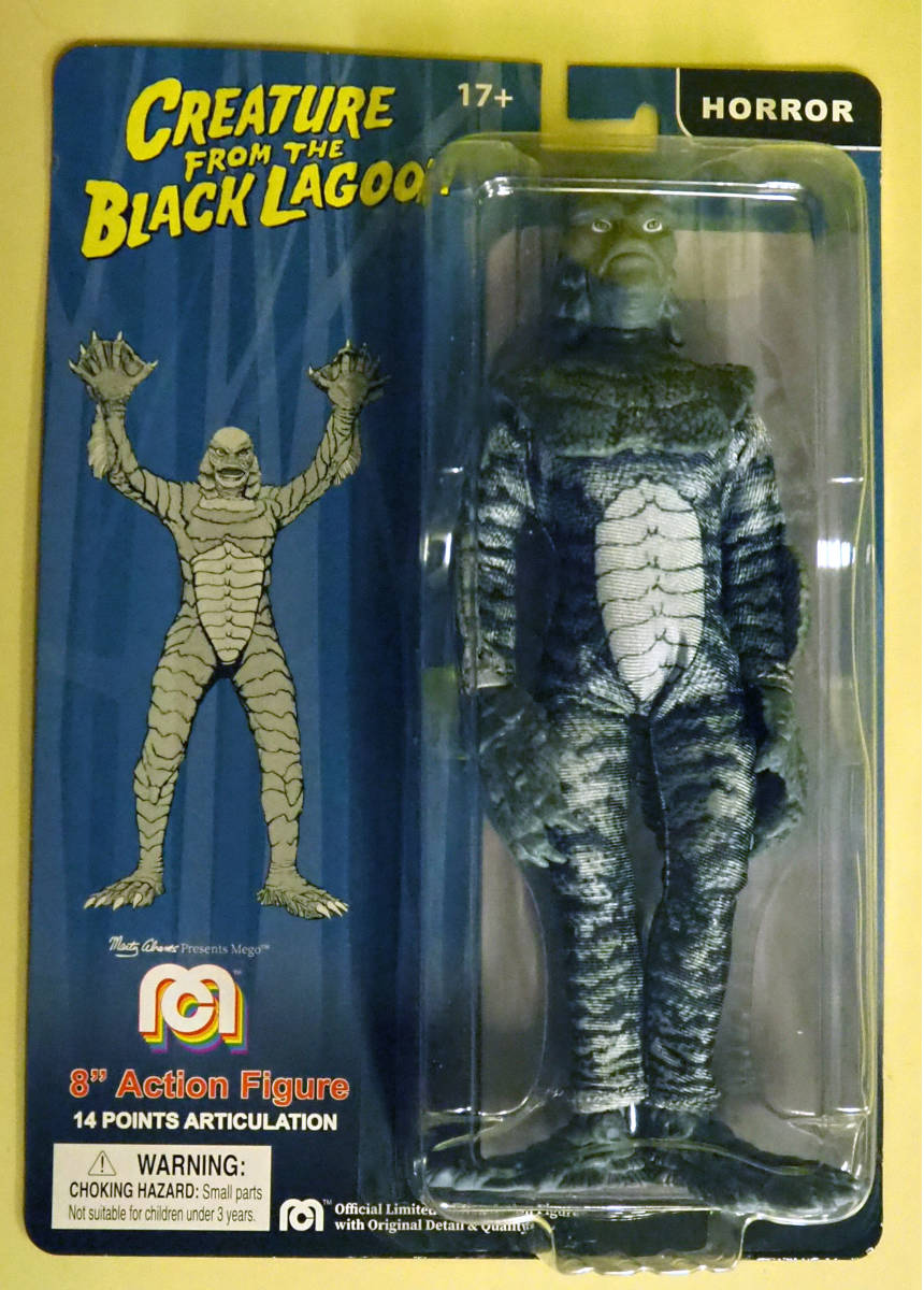アタック・ピーター　大アマゾンの半魚人　ソフビ　MONDO 留之助　ゴジラ 大アマゾンの半魚人 ミゴ8インチ・アクションフィギュア(SF