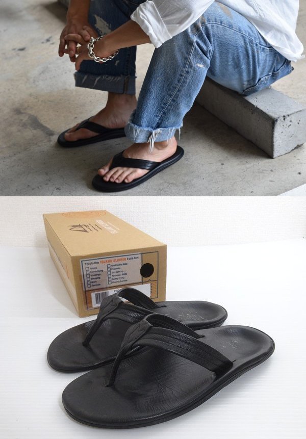 9(約27cm)】ISLAND SLIPPER アイランドスリッパ レザービーチサンダル 