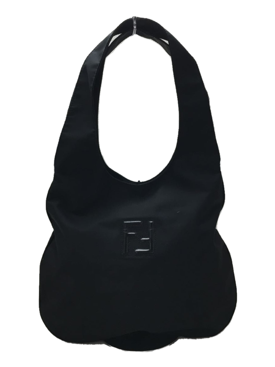 FENDI◇FENDI フェンディ トートバッグ/ナイロン/BLK/S.A.S フェンディ