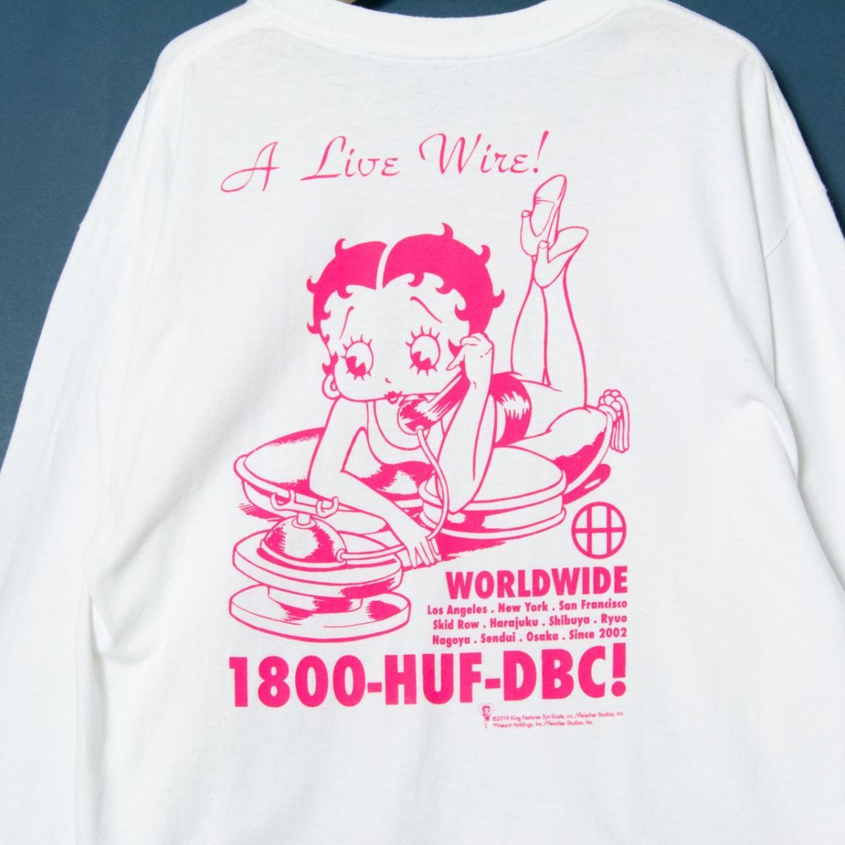 Huf X Betty Boop ハフ ベティブープ 長袖tシャツ ホワイト ピンク スケーター ストリート L コットン メキシコ 3i4d079 Lサイズ 売買されたオークション情報 Yahooの商品情報をアーカイブ公開 オークファン Aucfan Com