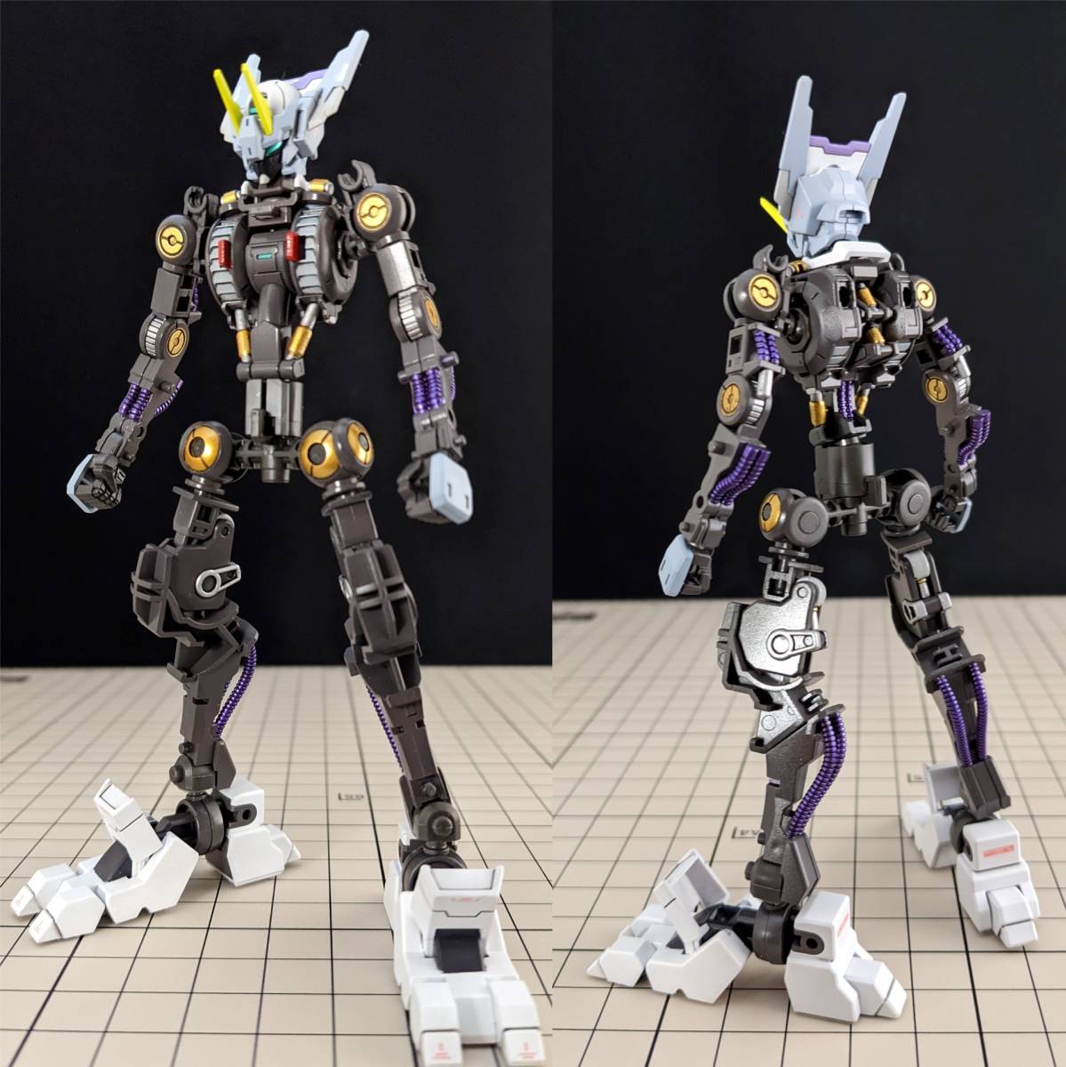 HG ガンダムアスモデウス 塗装完成品 HG ガンダムアスモデウス ー塗装完成品ー 専用台座付き（鉄血の