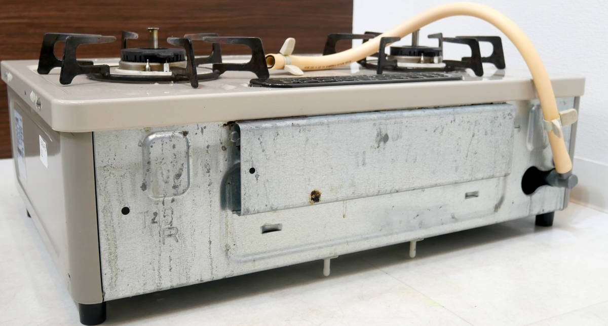 ★送料無料(R404-B92)Rinnai/リンナイ ガスコンロ 都市ガス 右強火力 15年製 KGM563BER ガスコンロ 0209-04 ガスコンロ☆リンナイ☆2019年製☆都市ガス☆右強火 2020年製 KG34NBK 都市ガス