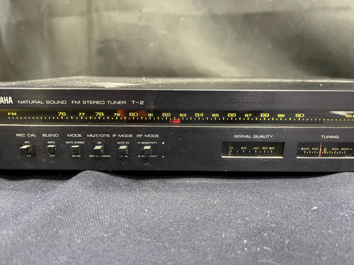YAMAHA ヤマハ NS Series ステレオチューナー T-2 FM専用 ジャンク YAMAHA ヤマハ NSシリーズ ヤマダウェブコム 名機 ラジオチューナー