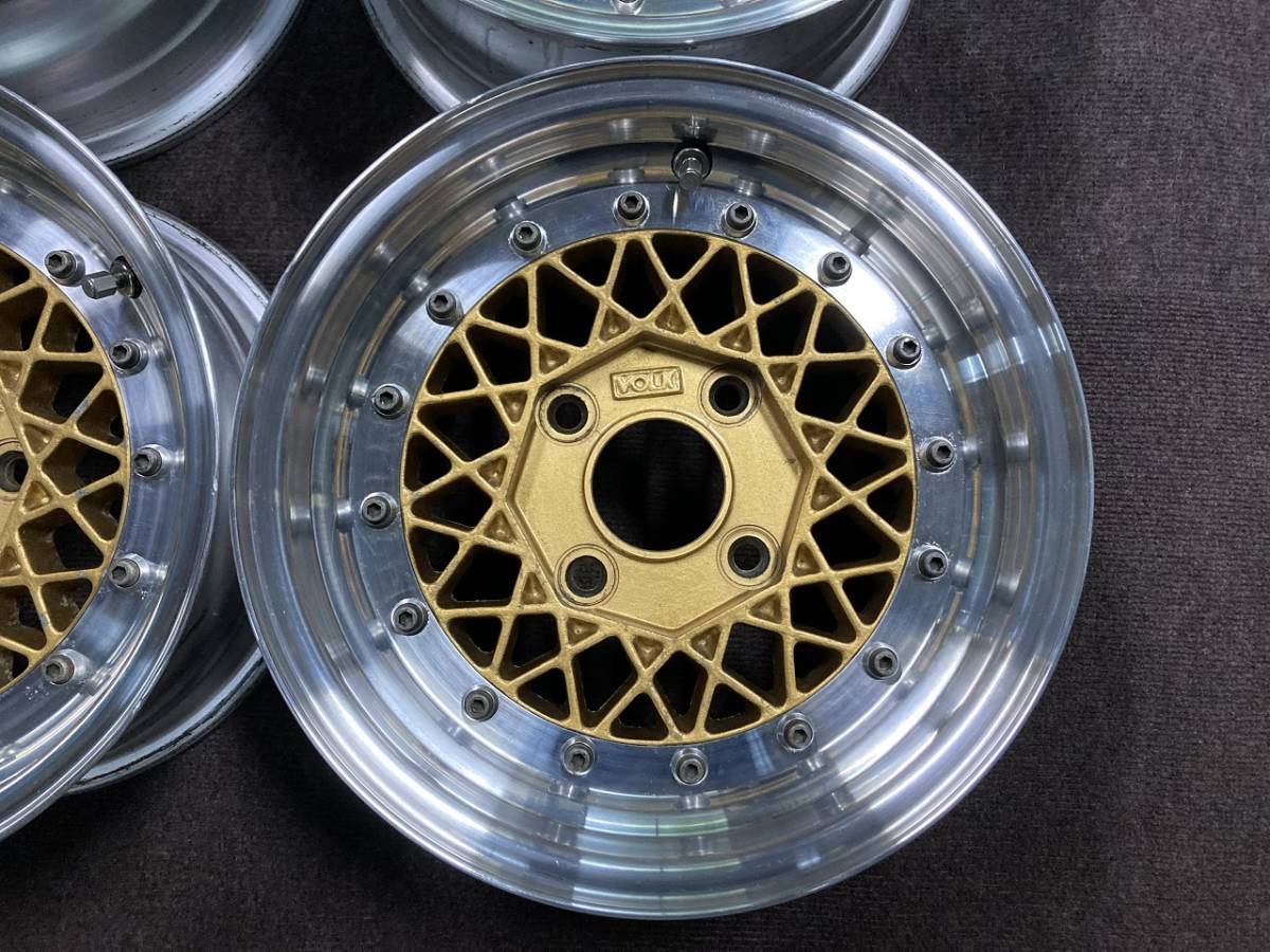 当時物 旧車 RAYS VOLK RACING ボルクレーシング メッシュ 14インチ 7J