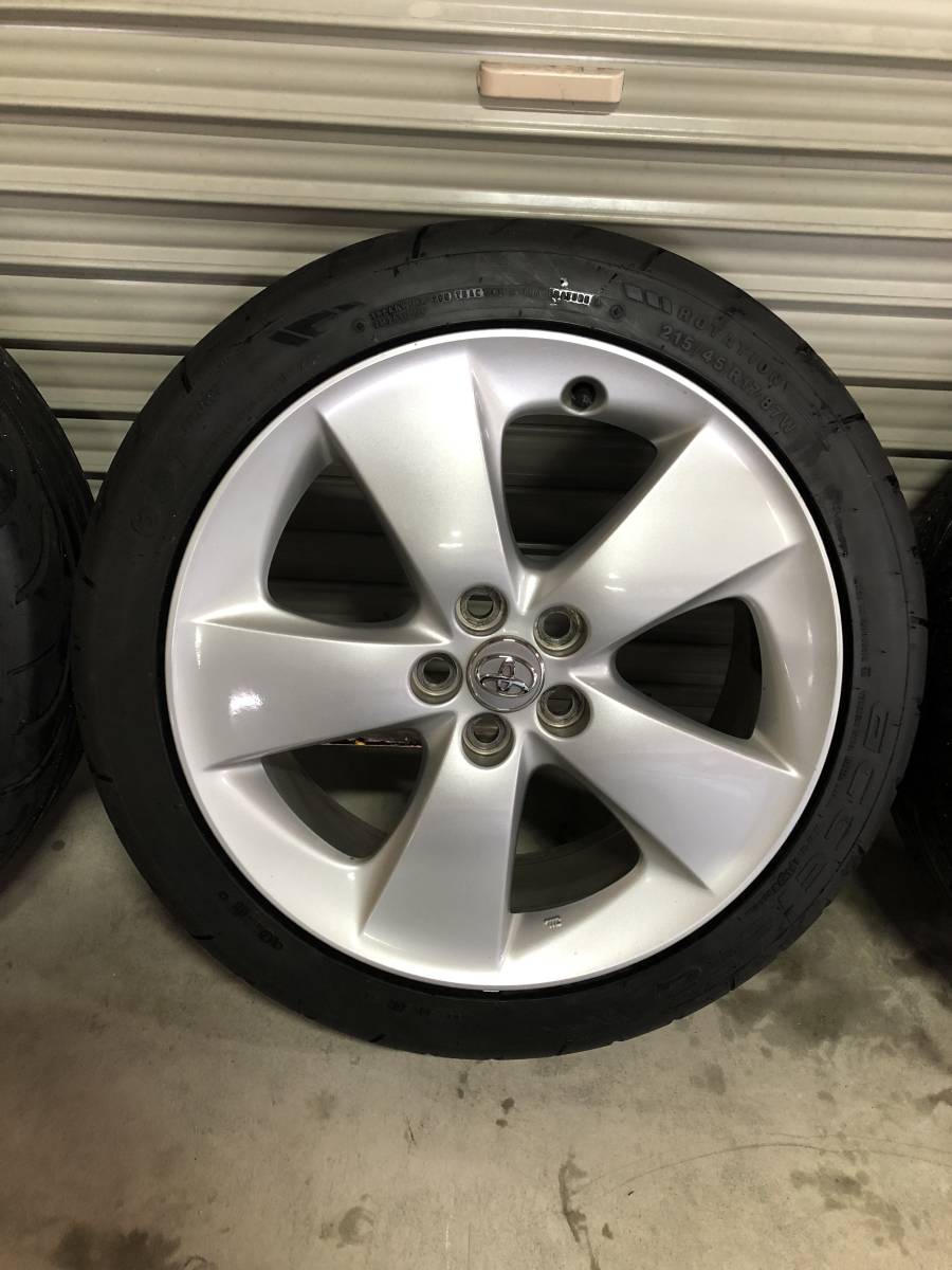 30プリウス ZVW30 Sツーリング タイヤ＆ホイール4本セット 215/45R17 