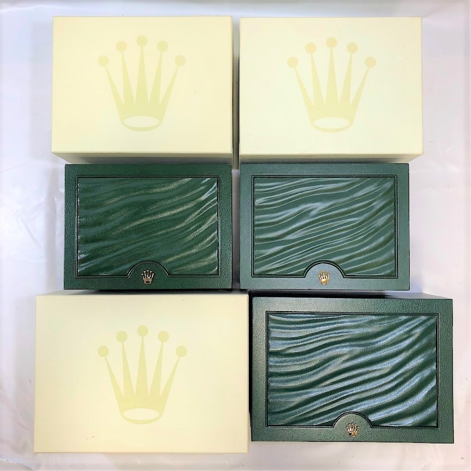 □ROLEX ロレックス 空き箱 空箱 純正BOX ボックス 時計ケース 中古品 3点