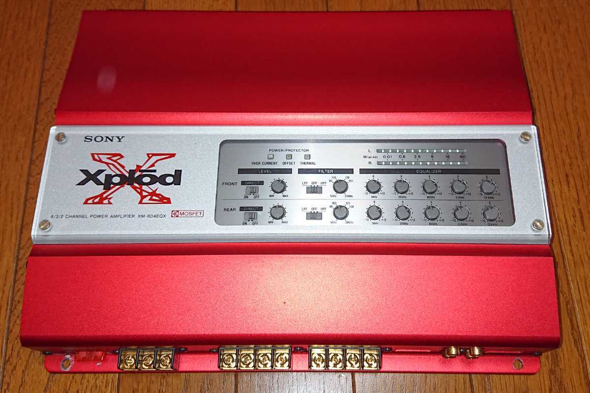 XM-604EQX SONY Sony Car Audio Amplifier - Power 8.100 Xplodパワー 
