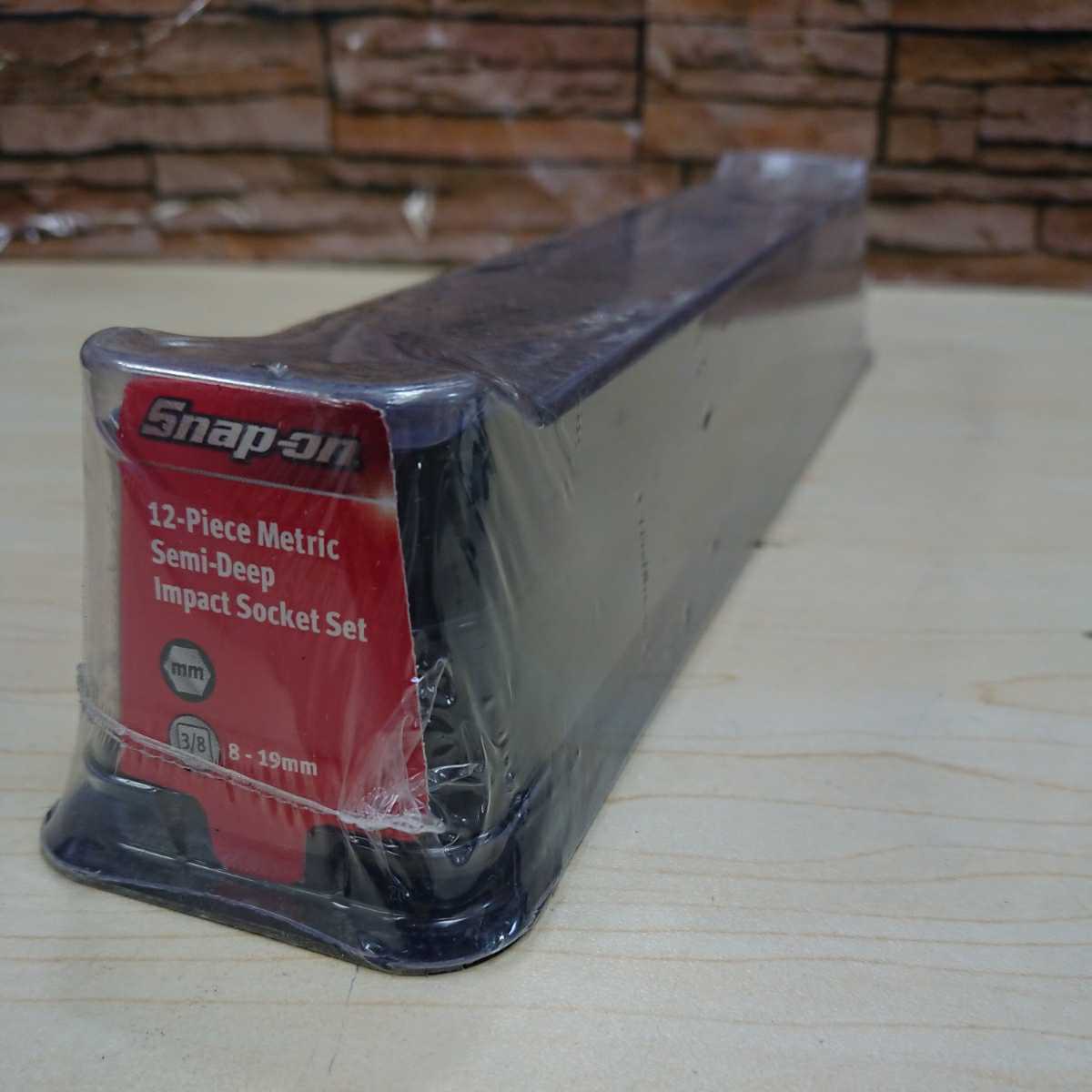 低価，100%新品 a Snap-on スナップオン 12piece MetricSemi-Deep セミディープ 3/8 8-19mm ソケット セット(ソケットレンチ)｜売買されたオークション情報、yahooの商品情報をアーカイブ公開 - オークファン ソケットレンチ