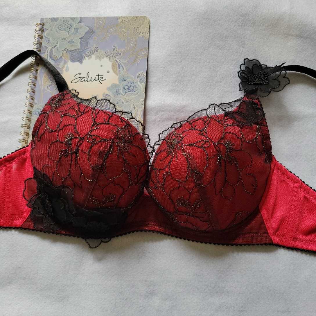 新品/未使用/ワコール/サルート/4セット/F75｜ブラ&ショーツセット 