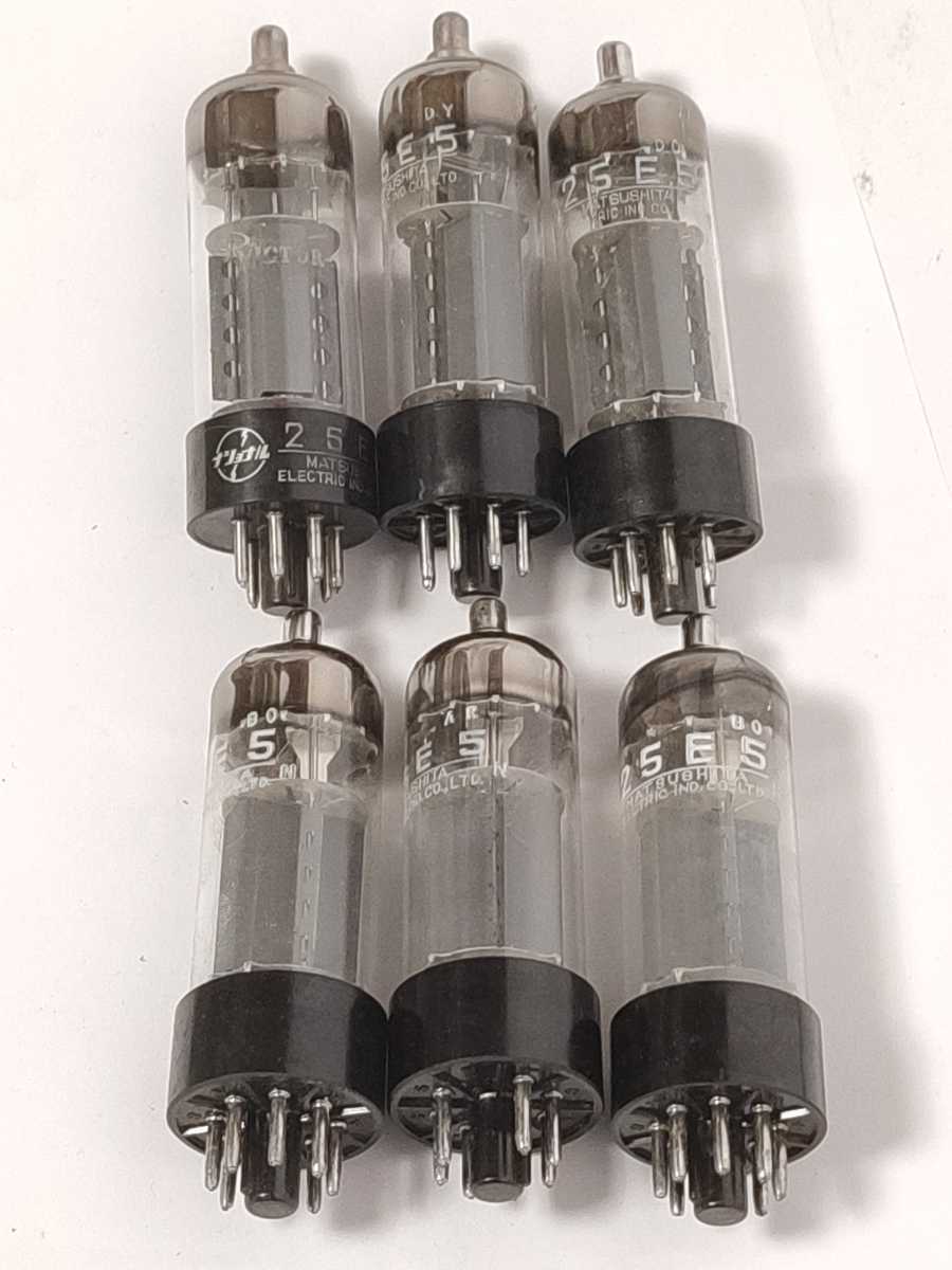 人気SALE，100%新品 12067 松下電器 25E5 6本 動作未確認 MATSUSHITA 真空管(真空管)｜売買されたオークション情報、yahooの商品情報をアーカイブ公開 - オークファン 真空管