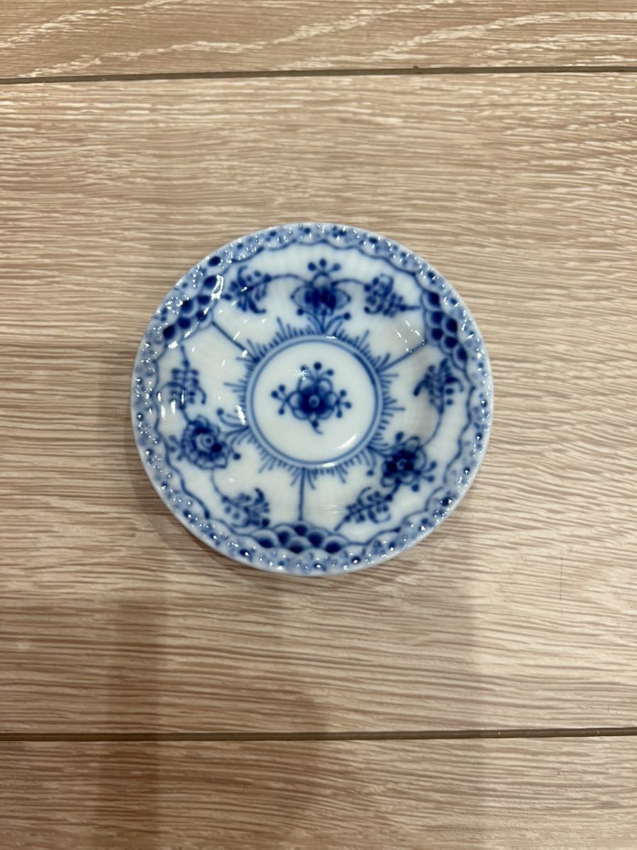 ○超美品 ROYALCOPENHAGEN ロイヤルコペンハーゲン 小皿 豆皿 ブルー