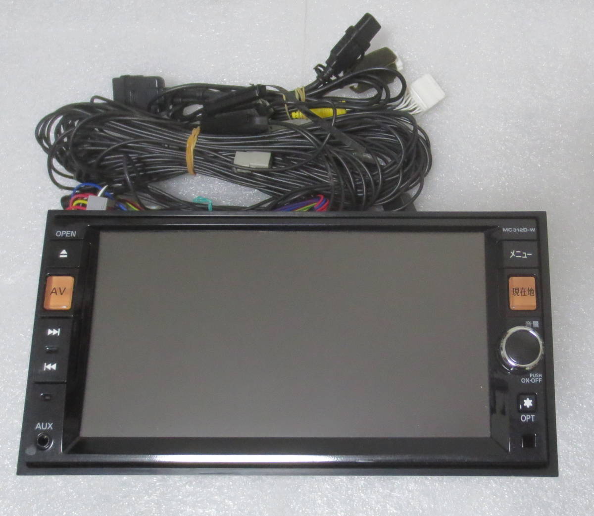 日産純正 MC312D-W メモリーナビ CD SD DVD フルセグ Bluetooth USB
