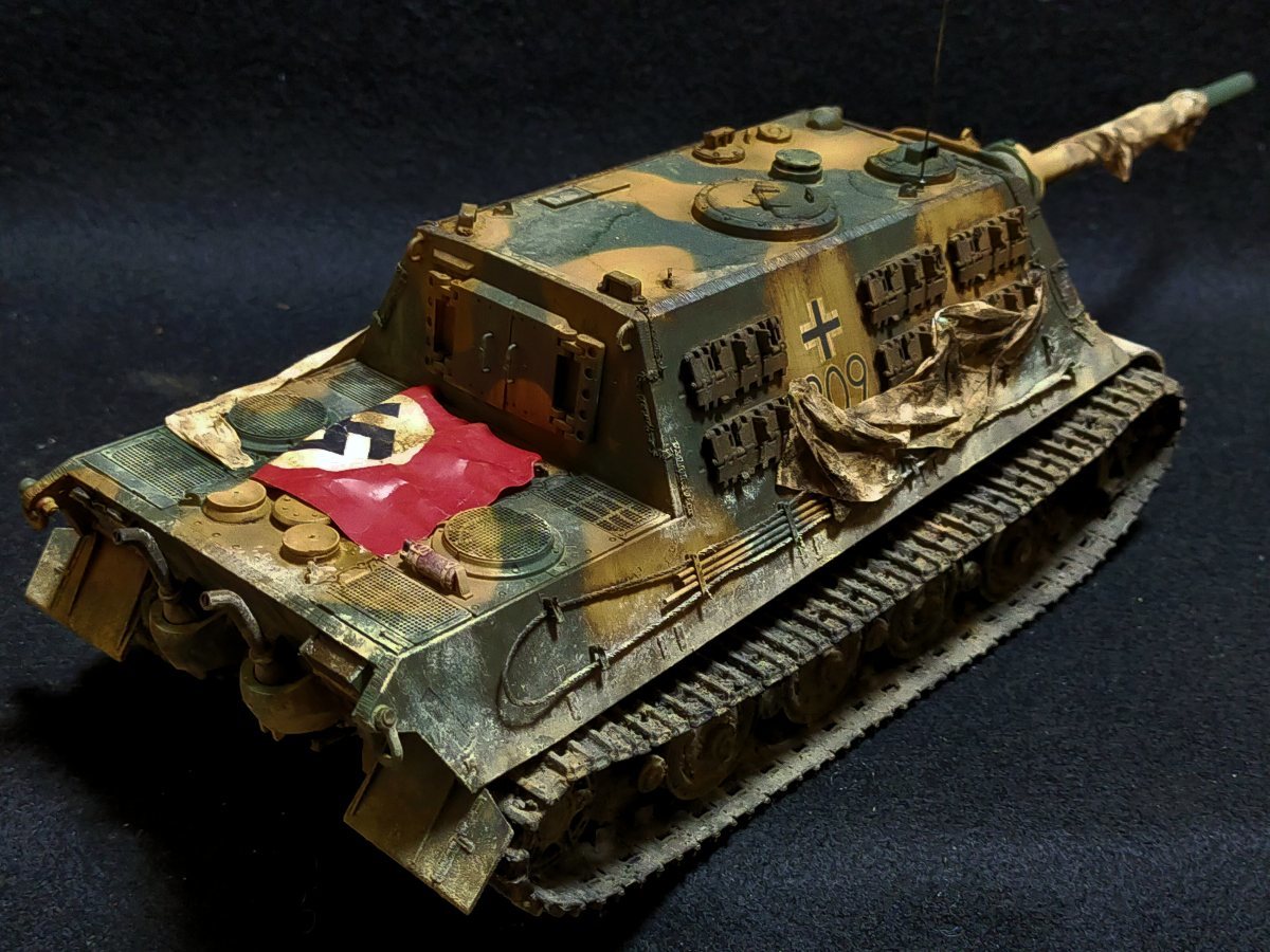 ドイツ・ヤークトティーガー キングタイガー重戦車パンター中戦車1/35