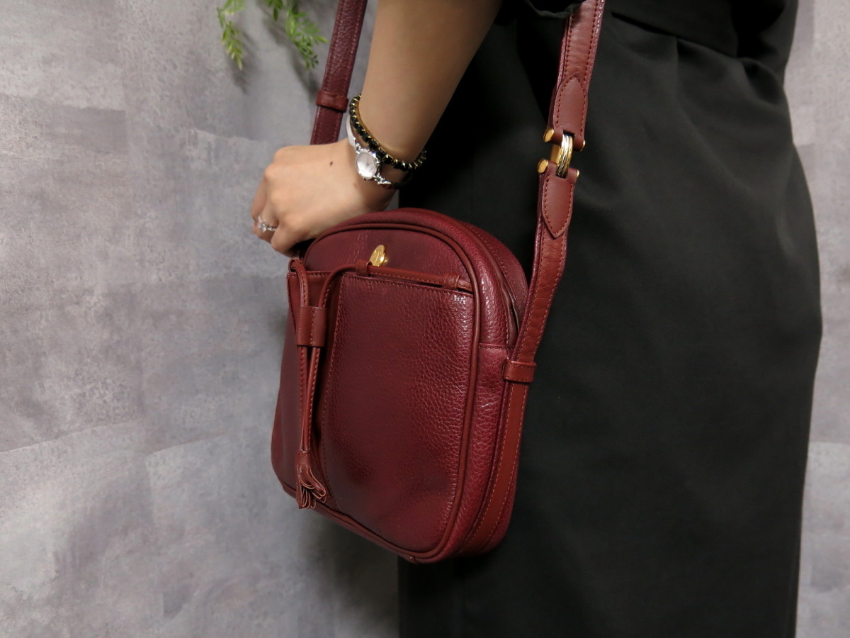 ○超美品○Cartier カルティエ○マスト○トリニティ金具 レザー 本革 