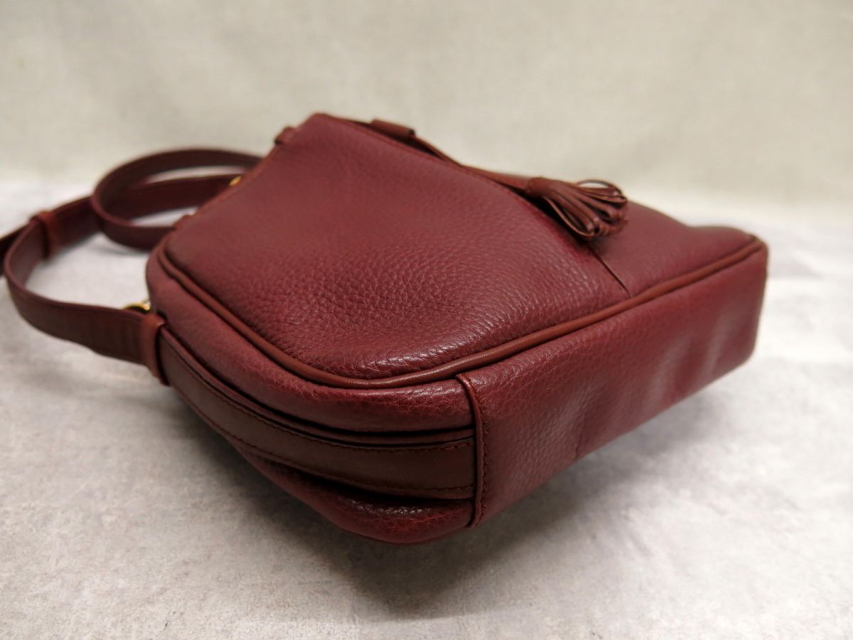 ○超美品○Cartier カルティエ○マスト○トリニティ金具 レザー 本革 