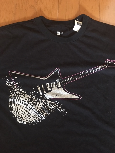 Gap ギャップ メンズ半袖tシャツ ギターtシャツ ロックtシャツ ブラック 黒色 Xlサイズ 品 半袖tシャツ 売買されたオークション情報 Yahooの商品情報をアーカイブ公開 オークファン Aucfan Com