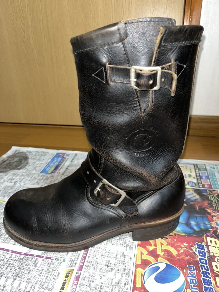 激渋 CHIPPEWA エンジニアブーツ 27863 茶芯 PT83 ビンテージ ホワイツ 