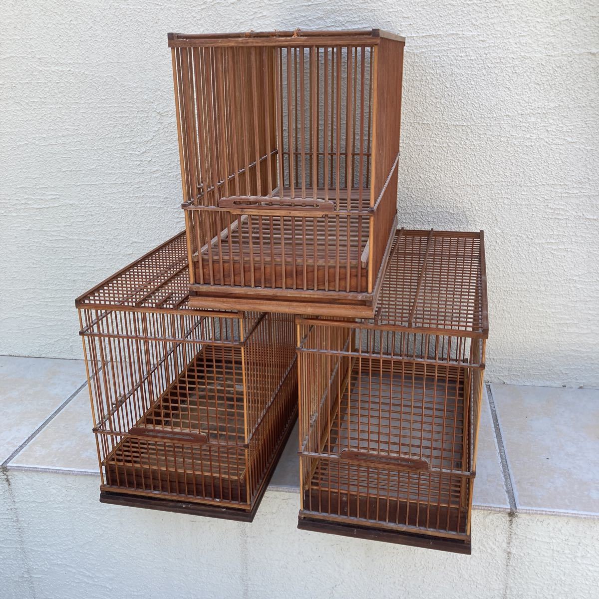  鳥かご 品名人籠作者不明一個おまけ(鳥かご)｜売買されたオークション情報、yahooの商品情報をアーカイブ公開 - オークファン 鳥かご