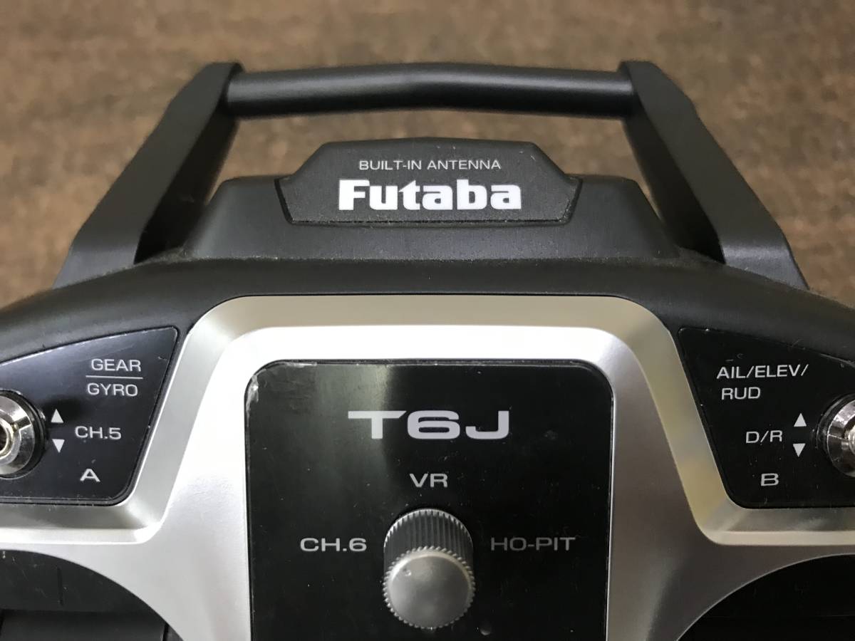 ジャンク品※Futaba フタバ プロポ 送信機 T6J 2.4GHz S-FHSS 通電のみ確認