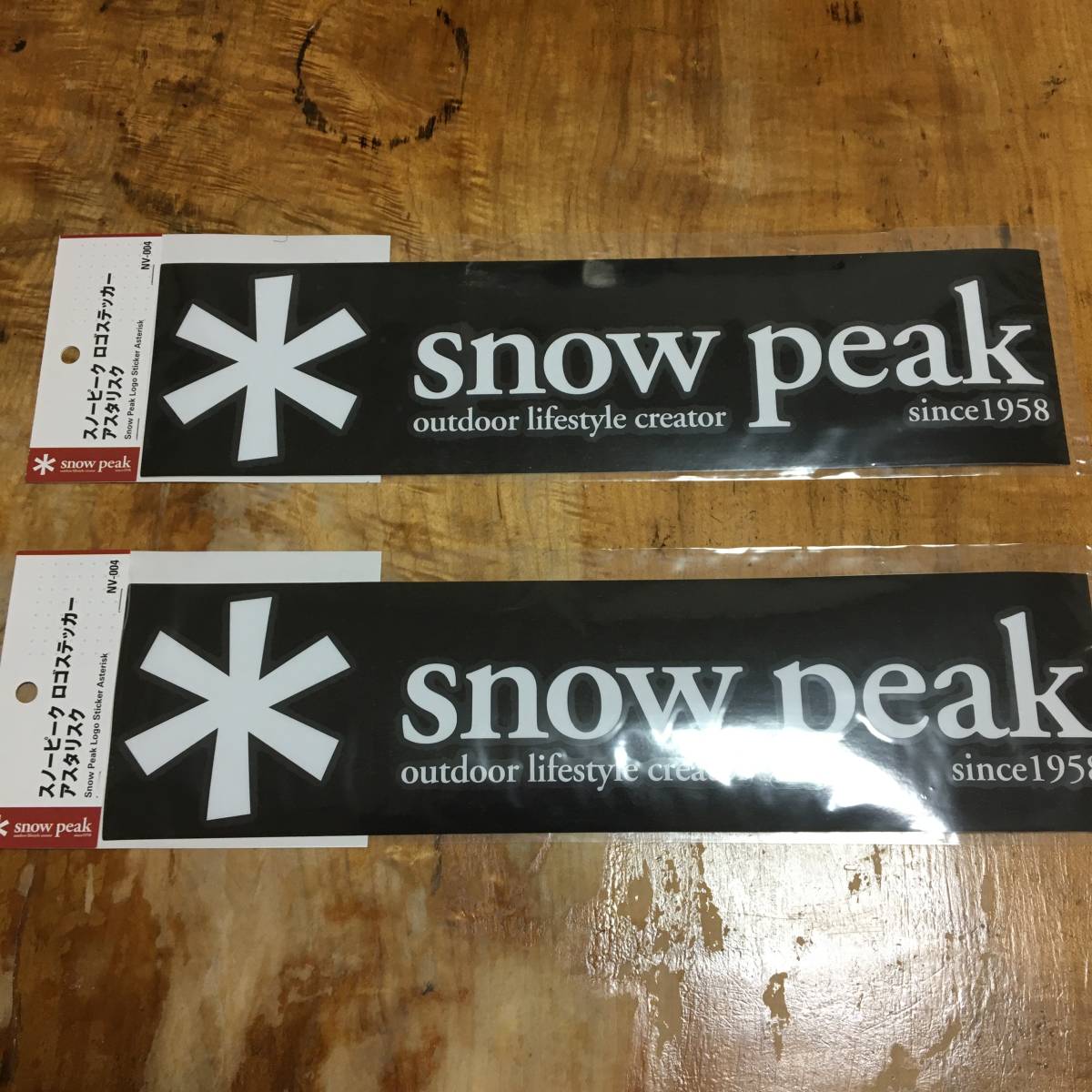 未使用 スノーピーク peak ステッカーセット アスタリスク 50周年ステッカー ブランドロゴ キャンプ アウトドア ロゴ ステッカー アスタリスク レッド | アウトドア用品・アウトドア