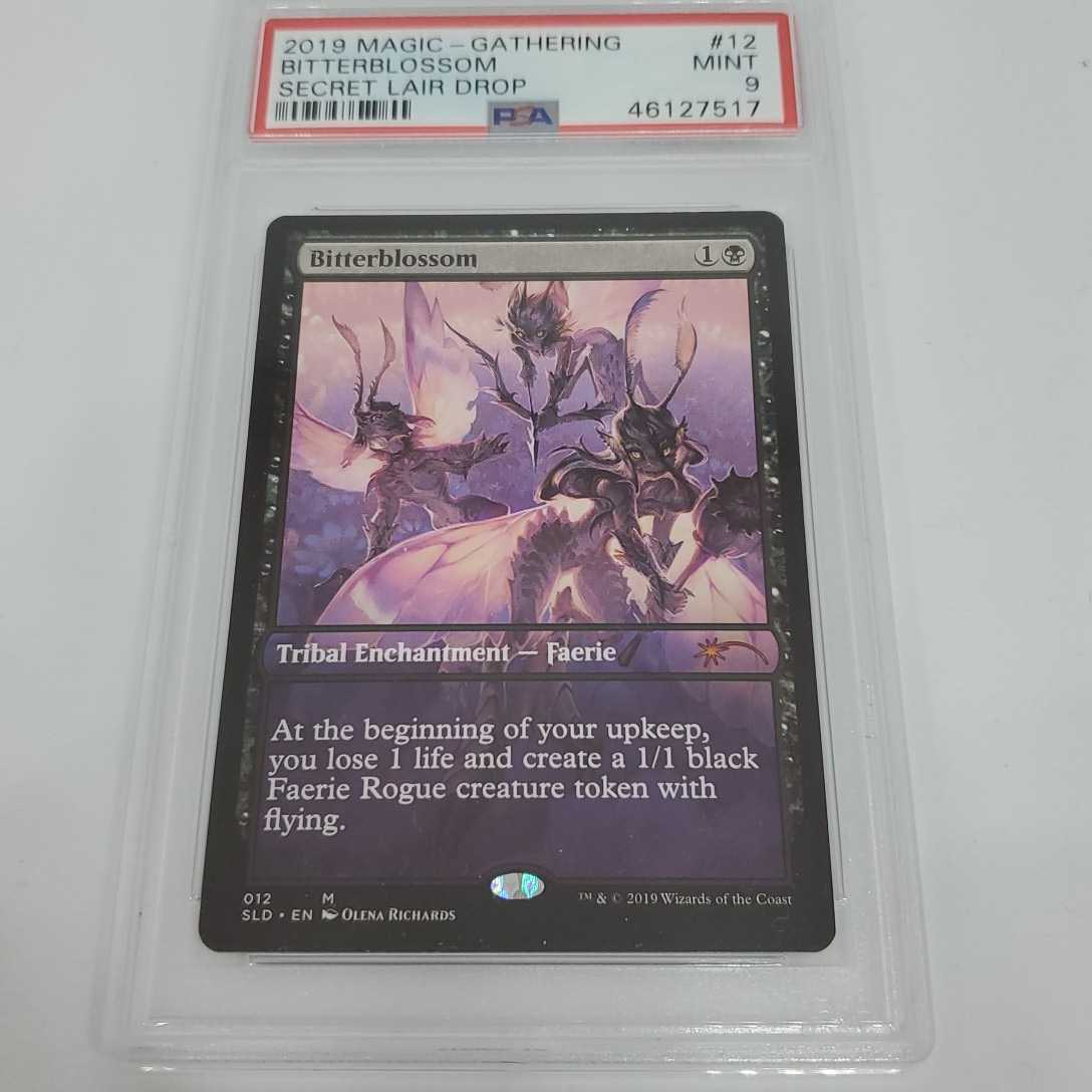 MTG 【EN】《苦花/Bitterblossom》[Secret Lair] 黒(012) PSA 9(黒