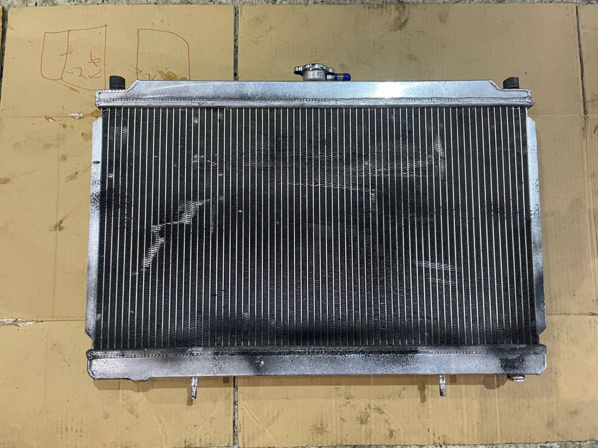 車 も*も様 s14 社外アルミラジエーター 電動ファン付き