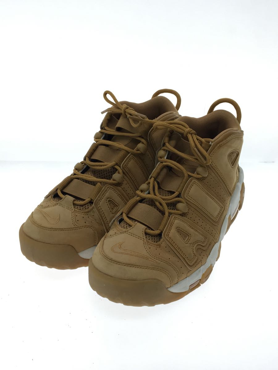 NIKE◆AIR MORE UPTEMPO 96 PRM/エアモアアップテンポ/キャメル/AA4060-200/26.5cm/