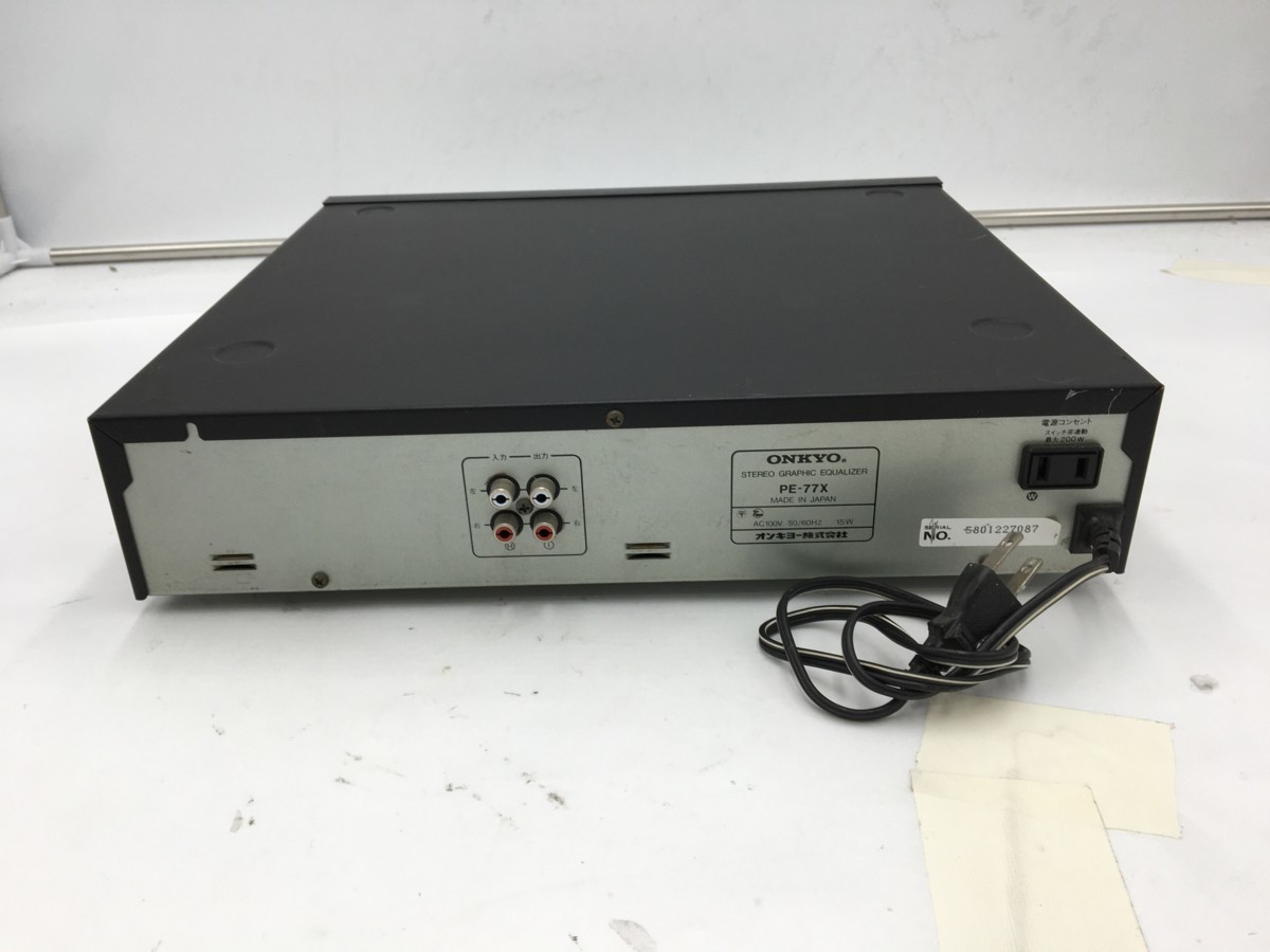 ♪△【ONKYO オンキョー】ステレオグラフィックイコライザー PE-77X