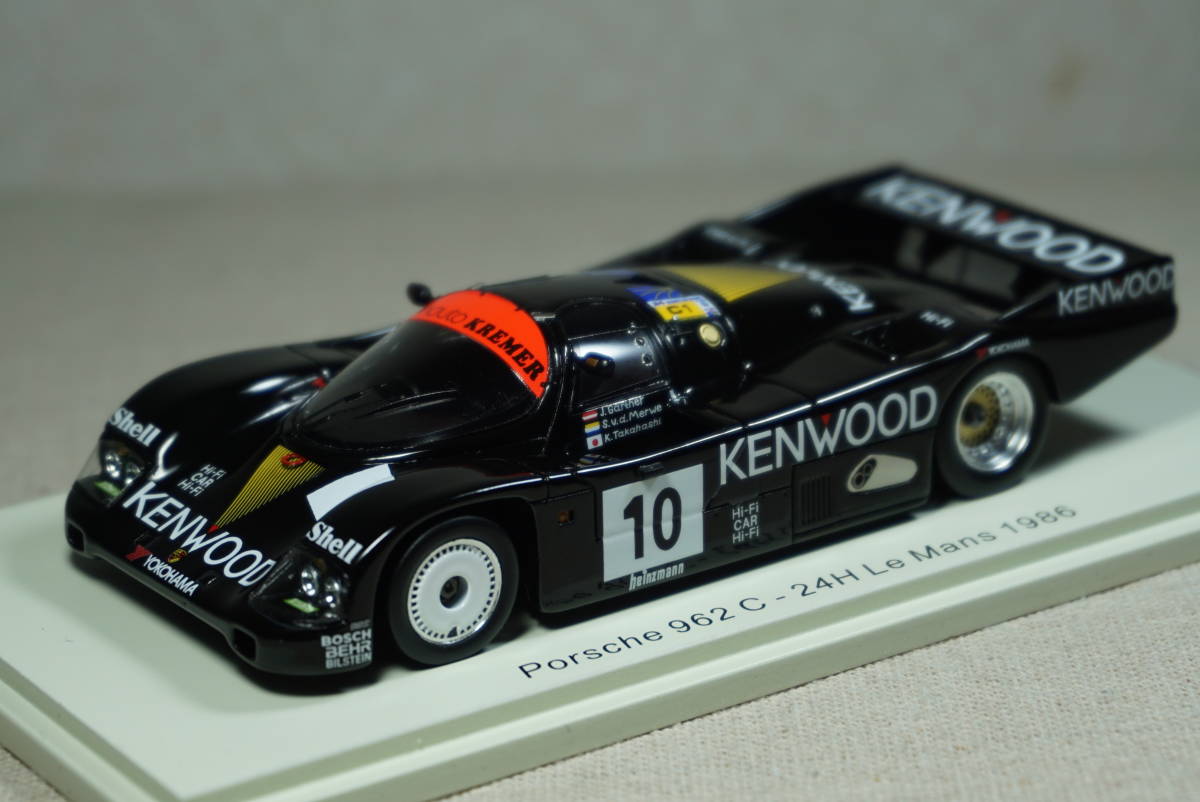 人気セール，大人気 1/43 ルーフKENWOODマーク ルマン spark Porsche