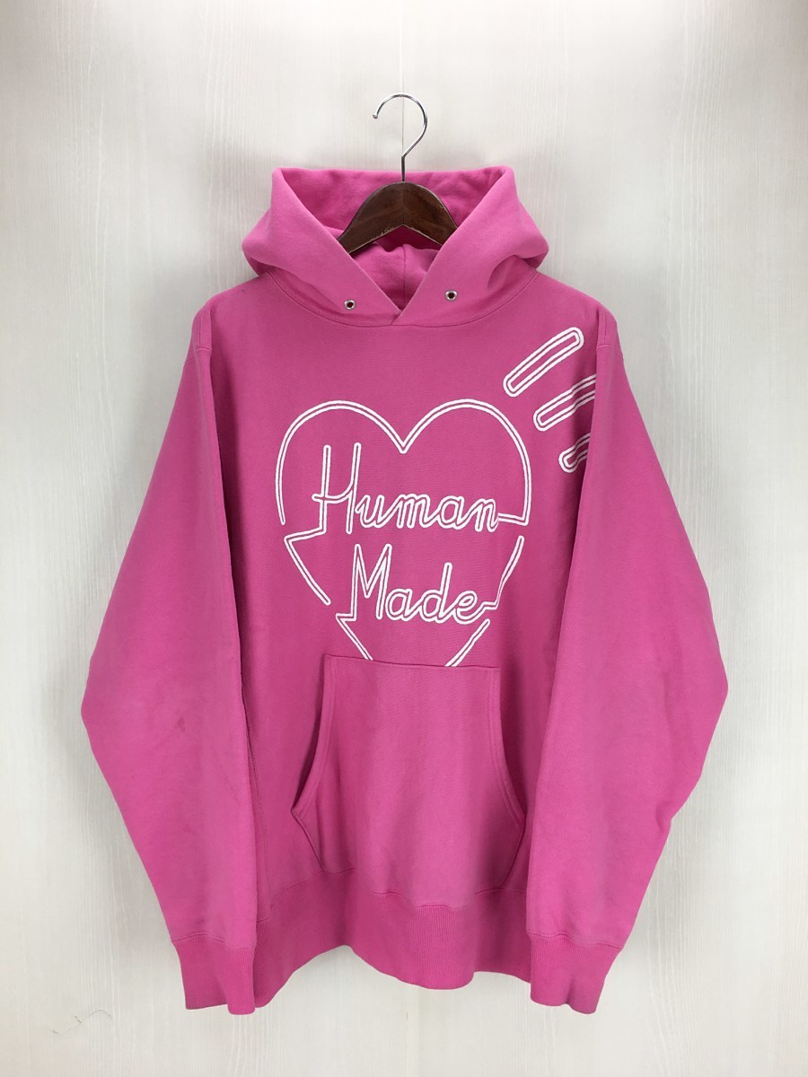 激安大特価，本物保証 HUMAN MADE パーカー/L/コットン/PNK/ヒューマンメイド(Lサイズ)｜売買されたオークション情報、yahooの商品情報をアーカイブ公開 - オークファン Lサイズ