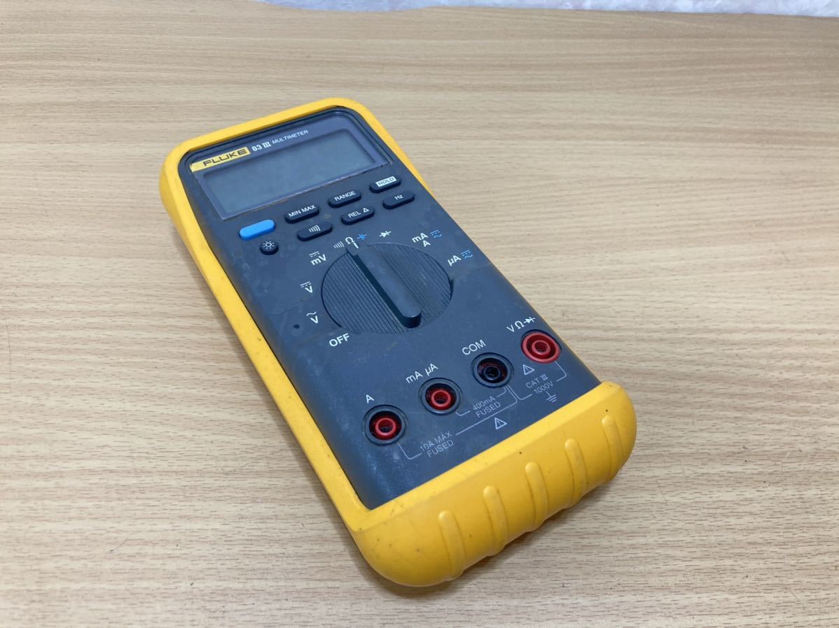 【大得価，新作】 管理1149 FLUKE フルーク デジタルマルチメータ 83Ⅲ 未チェック ジャンク(電気計測器)｜売買されたオークション情報、yahooの商品情報をアーカイブ公開 - オークファン 電気計測器