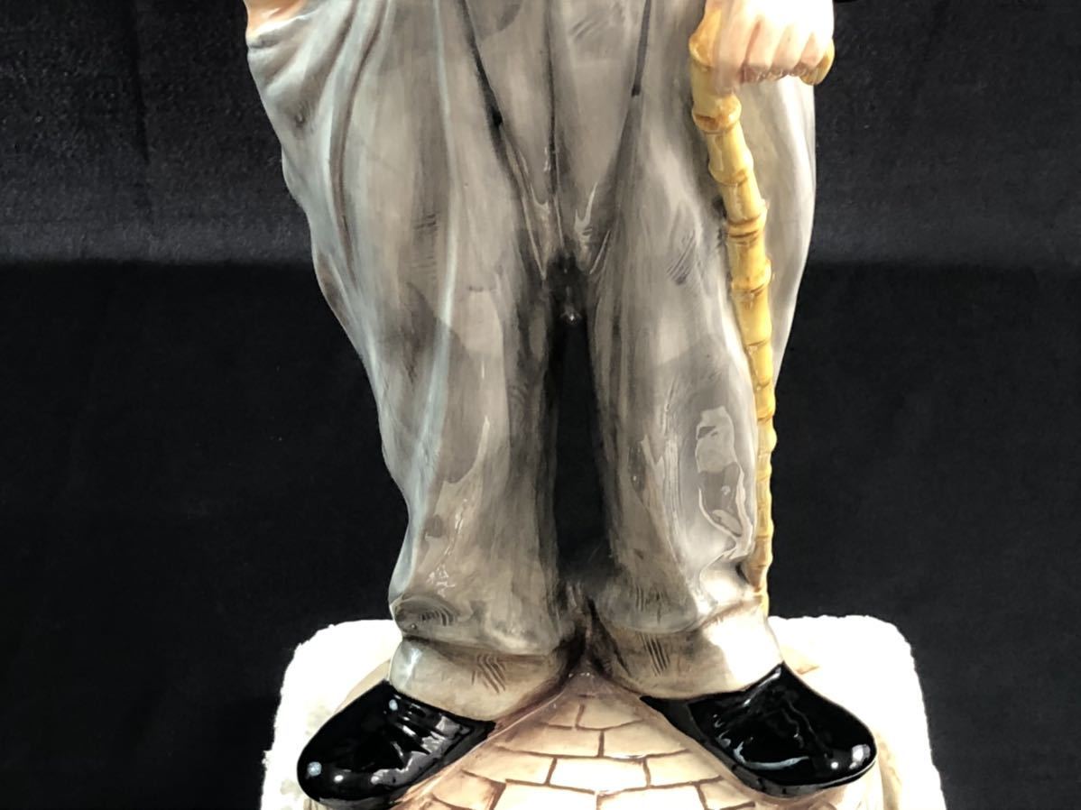 チャップリン 置物 人形 陶器 【公式通販】