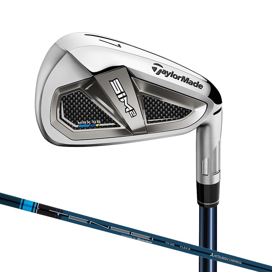 アウトレット品 TAYLORMADE SIM2 MAX OS アイアン5本セット V9384307 