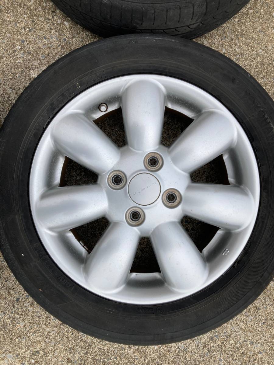 スズキ アルトラパン HE22S 純正 アルミホイール 1 タイヤ4本セット 