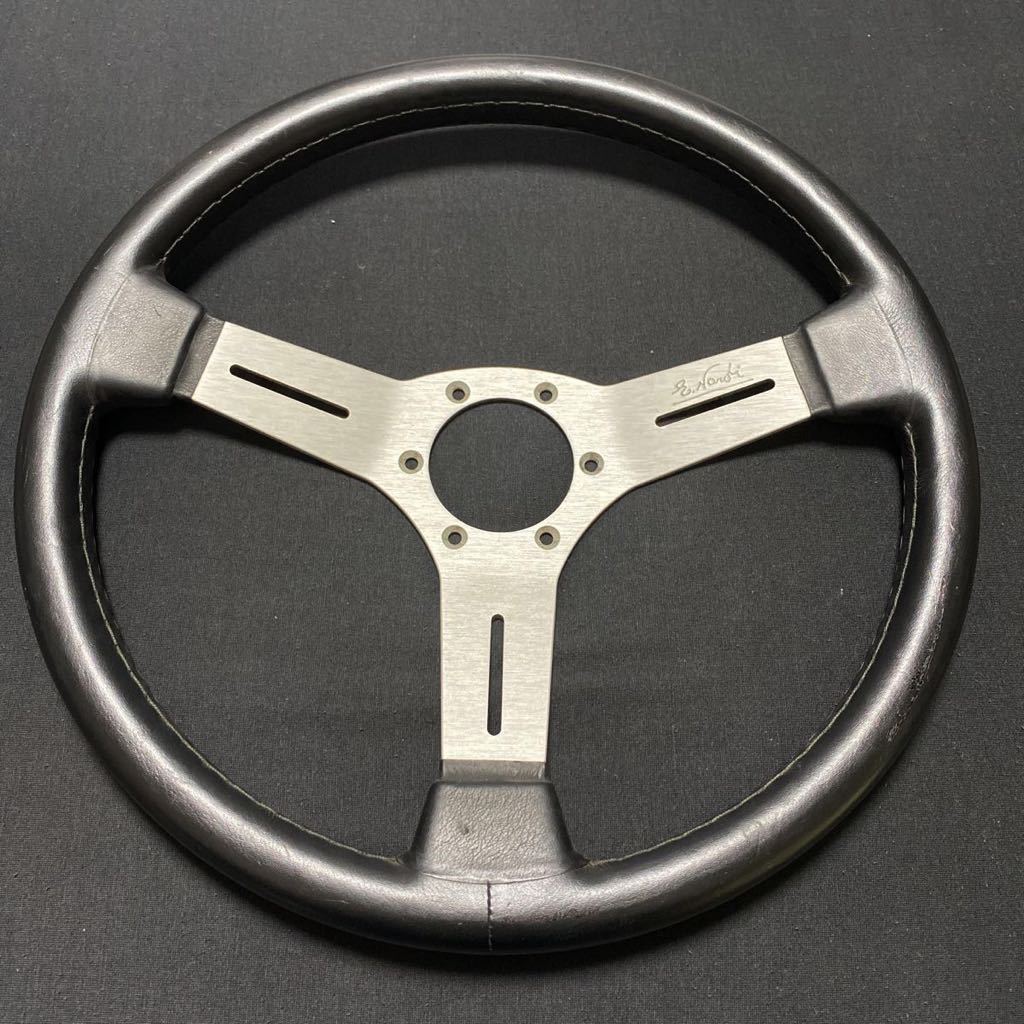  FET NARDI Competitionナルディコンペティション 36.5&Phi;ブラックレザー＆シルバースポーク ステアリング ハンドル(ステアリング、ハンドル本体)｜売買されたオークション情報、yahooの商品情報を ステアリング、ハンドル本体