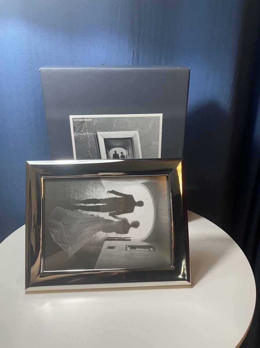 georg jensen ジョージジェンセン フォトフレーム ステンレス Lサイズ